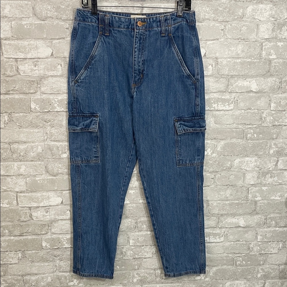 Universal Thread Boyfriend Cargo Blue Jeans